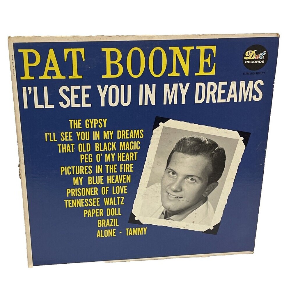 Pat Boone I'll See You In My Dreams (Vinyl, 1962) Dot DLP 3399 Good+ LP Record
